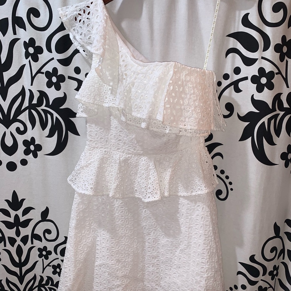 Lilly Pulitzer Josey Dress 1 Shoulder Oval Flower